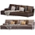 Modern Italian Sofa: Evans by Ditreitalia 3D model small image 2