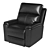 Luxury Leather Recliner: Lavigne 3D model small image 7