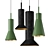 Dymar Set | Modern Hanging Lamp 3D model small image 1