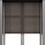 Customizable Roller Blinds: Edit Length, Width, and Fabric Texture 3D model small image 9