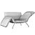 Modern DS 142 Chaise Longue 3D model small image 3