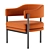 Elegant Isabella Armchair 3D model small image 3