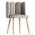 Modern Vergne Chair 3D model small image 1