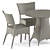 Elegant Amari Side Chair Set 3D model small image 3