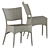 Elegant Amari Side Chair Set 3D model small image 4