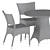 Elegant Amari Side Chair Set 3D model small image 5