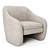 Elevate your style with the Pavia Lounge Chair 3D model small image 2