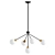 Sleek 5-Light Sputnik Chandelier 3D model small image 1