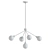 Sleek 5-Light Sputnik Chandelier 3D model small image 3