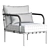 Capizzi Lounge Chair: Modern Versatile Seating 3D model small image 5