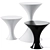 Elegant Mystique Table & Darbuka Stool Set 3D model small image 1