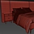Andes Wide Bed: Luxury and Style 3D model small image 6