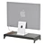 2021 Apple iMac 24" with Flash Memory & Monitor Stand 3D model small image 3