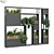 Vertical Garden Box Set 240 3D model small image 1