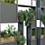 Vertical Garden Box Set 240 3D model small image 3