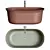 Petite City Bathtub: Elegant and Compact 3D model small image 3