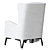 Modern Flavia Armchair 3D model small image 4