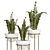 Ferm Living Bau Pot Large - Set 157: Indoor Plant Collection 3D model small image 2