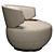 Sophisticated Frato Copenhagen Armchair 3D model small image 2