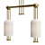 Sleek Lantern Pendant Lights 3D model small image 4