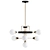 Andrea 7: Elegant 7-Light Chandelier 3D model small image 1