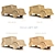 Wooden Car 003 Marius | High-Quality 3D Model & Textures 3D model small image 3