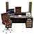 Modern Office Counter 2017 3D model small image 10
