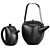 2-in-1 Teapot Set: 3 Materials 3D model small image 7