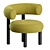 Tom Dixon Fat Lounge Chair: Sleek and Stylish Comfort 3D model small image 1