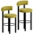 Tom Dixon Fat Stools: Sleek Counter Seating 3D model small image 1