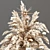 Vintage Christmas Tree - Delicate Dried Décor 3D model small image 4