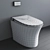 Wealwell Smart Toilet: One-Touch Automatic Ceramic Sensor 3D model small image 12