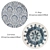 Versatile Set of 6 Round Rugs 3D model small image 3
