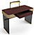 Baxter Hazel Desk: Sleek and Compact 3D model small image 6