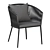 Modern Porto Dining Chair: Sleek Design & Superior Comfort 3D model small image 1