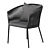 Modern Porto Dining Chair: Sleek Design & Superior Comfort 3D model small image 3