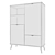 Berber Tall Chest of Drawers by Smart 3D model small image 3