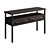 Contemporary Console Table with 2 Drawers 3D model small image 1