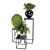 Ferm Living Bau Pot Large with Indoor Plants - Set 159 3D model small image 6