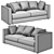 OM Rikkardo: Stylish Sofa by TANAGRA 3D model small image 7