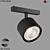 Sleek Magnetic Track Light 3D model small image 1