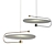 Modern Hanging Lamp - 60cm/90cm Diameter 3D model small image 1