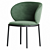 Sleek Desalto Mun Chair: Modern Design Icon 3D model small image 2