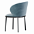 Sleek Desalto Mun Chair: Modern Design Icon 3D model small image 5