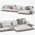 Modular Elegance: Minotti Connery Sofa 3D model small image 3