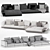 Modular Elegance: Minotti Connery Sofa 3D model small image 7