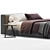 Cappellini Superoblong Queen Bed 3D model small image 2