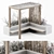 Winter Wonderland Pergola Furniture 3D model small image 1