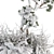 Snowy Plant Box Set: Outdoor Plants in a Winter Wonderland 3D model small image 5