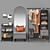 Modern Hallway Set with IKEA Furniture 3D model small image 3